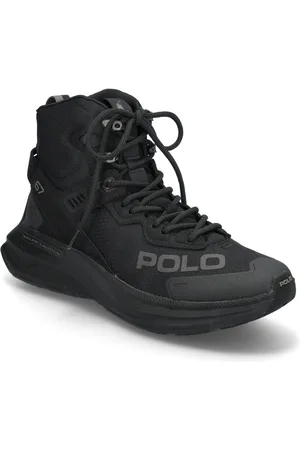 Ralph Lauren Rubber/Mesh/Nubuck-Crt Blade Md-Sk- High-top Sneakers Black