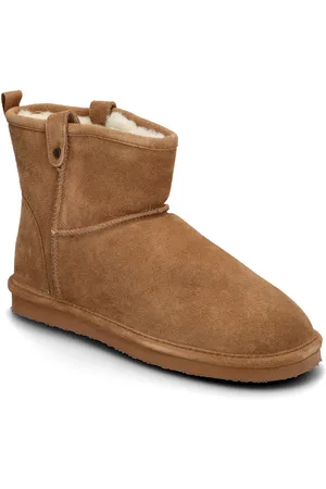Bianco Biasnowman Short Boot Suede Shoes Boots Winter Boots Brown