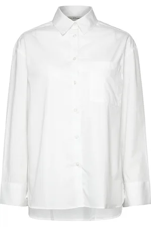 Bruun & Stengade Bs Caia Regular Fit Shirt Tops Shirts Long-sleeved White