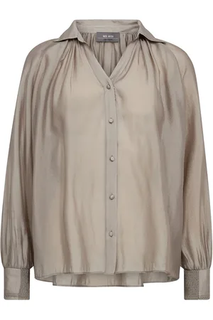 Mos Mosh Mmmarcela Shirt Tops Shirts Long-sleeved Beige