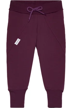 Gugguu Slim Baggy Sweatpants Bottoms Sweatpants Purple