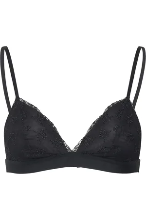 Etam Idylle - N*8 Triangle Spacer Lingerie Bras & Tops Soft Bras Bralette Black