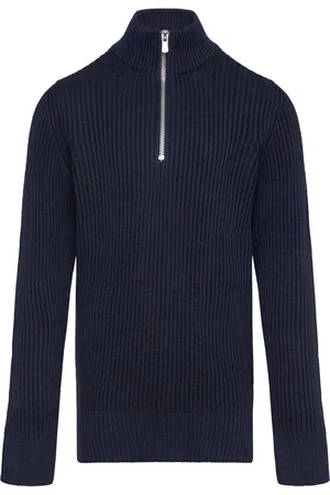 JACK & JONES Jprblaliam Knit Half Zip Bf Jnr Tops Knitwear Pullovers Navy Jack & J S