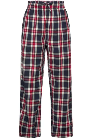 GANT Flannel Check Pajama Pants Night & Underwear Pyjamas Pyjama Pants Red
