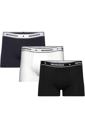 Morris Boxer Brief 3-Pack Black Boxershorts Navy