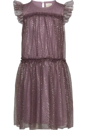 Creamie Dress Mesh Dresses & Skirts Dresses Partydresses Purple