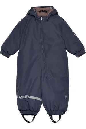 Mikk-Line Snow Suit Solid Outerwear Coveralls Snow-ski Coveralls & Sets Navy