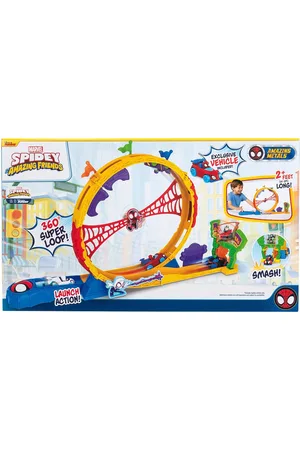 SPIDERMAN Spidey Amazing Metals Super Loop Track Set Toys Toy Cars & Vehicles Race Tracks Multi/patterned