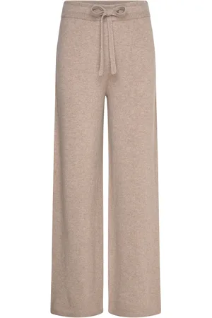 GANT Wool Knitted Pants Pyjamasbukser Hyggebukser Beige