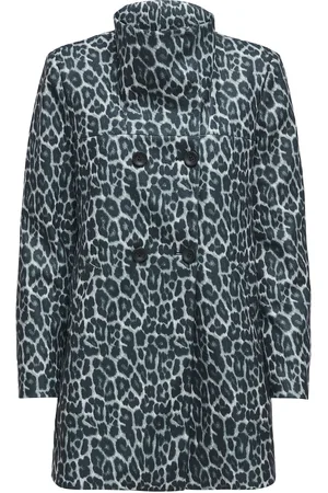 ONLY Onlsophia Nancy Leo Coat Cs Otw Outerwear Coats Winter Coats Grey