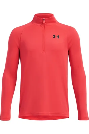 Under Armour Ua Tech 2.0 1/2 Zip Sport Sweatshirts & Hoodies Sweatshirts Red