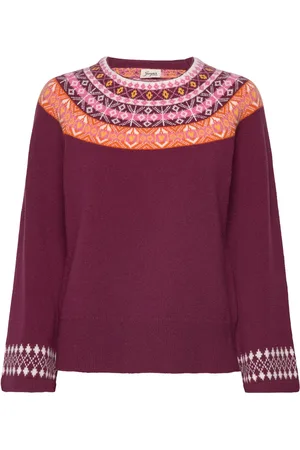 Jumperfabriken Vera Jumper Tops Knitwear Jumpers Burgundy