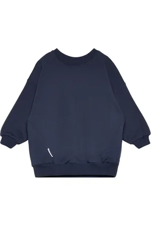 Gugguu Relaxed Sweatshirt Tops Sweatshirts & Hoodies Sweatshirts Navy