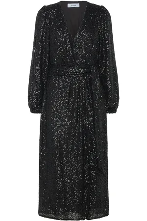 Minus Msmanja Midi Dress Knælang Kjole Black