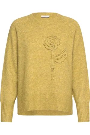 Freequent Fqvidoo-Pullover Tops Knitwear Jumpers Green