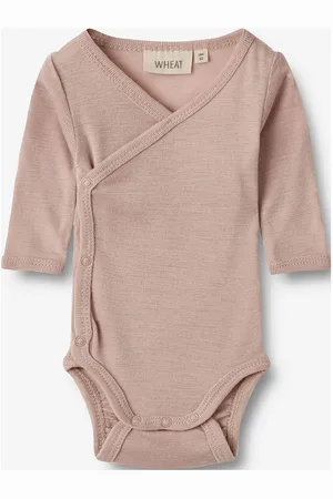 WHEAT Wool Body L/S Willow Bodies Long-sleeved Pink