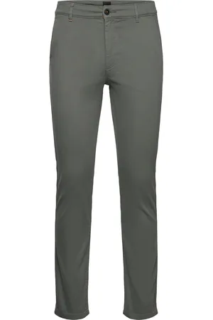 HUGO BOSS Chino_Slim Bottoms Trousers Chinos Grey