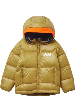 Helly Hansen K Isfjord Down Jacket Sport Jackets & Coats Puffer & Padded Gold