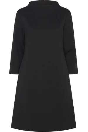 Papu Midi Dress, Solid Kort Kjole Black