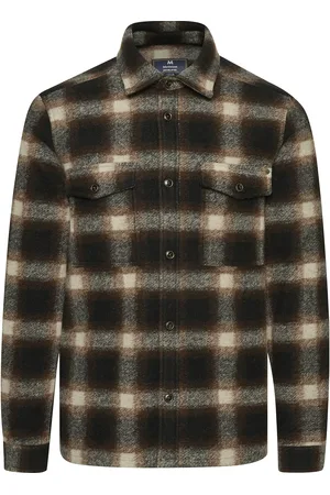 Matinique Maglibbon Heritage Tops Overshirts Brown