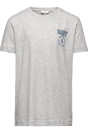 GANT 1949 T-Shirt Tops T-Kortærmet Skjorte Grey