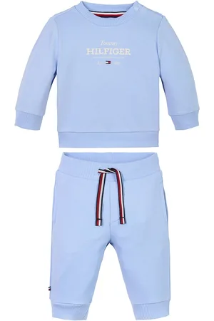 Tommy Hilfiger Monotype Logo Set Sets Sets With Long-sleeved T-shirt Blue