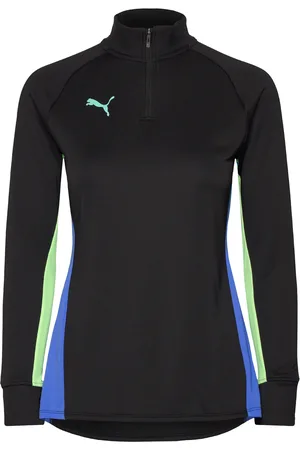 PUMA Individualblaze 1/4 Zip Top Sport Women Sport Clothing Sports Tops & T-shirts Sport Long Sleeve Tops Black