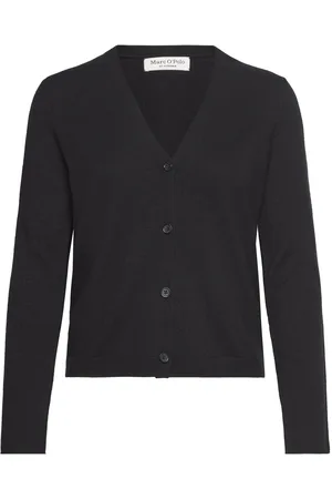 Marc O’ Polo Cardigans Long Sleeve Tops Knitwear Cardigans Black