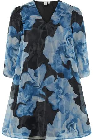 Y.A.S Romina Ls Dress - Show Kort Kjole Blue