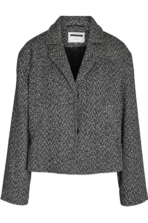 Noisy May Nmdalicia L/S Short Jacket Uldjakke Jakke Black