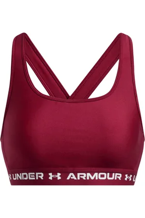 Under Armour Crossback Mid Bra Sport Bras & Tops Sports Bras - All Burgundy