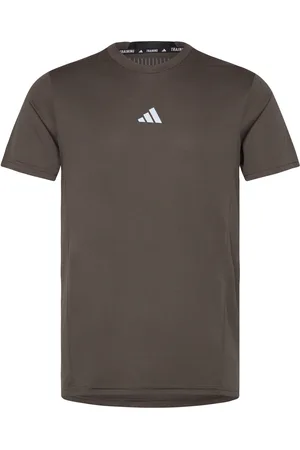 adidas Adidas D4T Hiit Workout Heat.rdy T-Shirt Sport T-Kortærmet Skjorte Brown