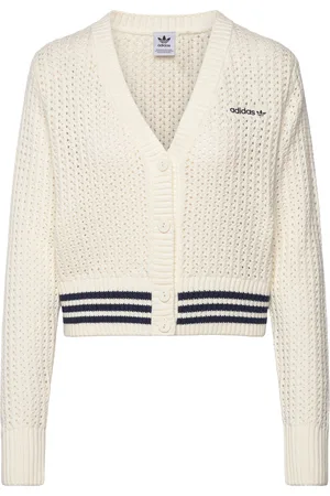 adidas Knit Cardigan Sport Women Sport Clothing Sport Sweatshirts & Hoodies Sport Knitwear Cream
