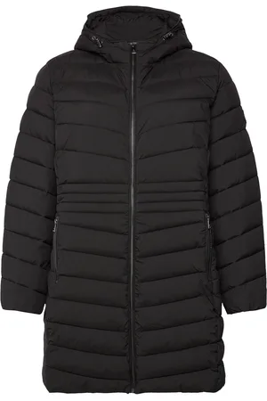 Ralph Lauren Chevron-Quilted Hooded Jacket Foret Jakke Black