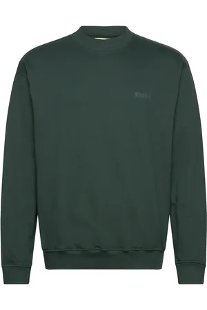 Woodbird Wbcane Sip Crew Tops Sweatshirts & Hoodies Sweatshirts Green