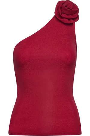 Rosemunde Rwnora Shoulder Top Tops T-shirts & Tops Long-sleeved Red