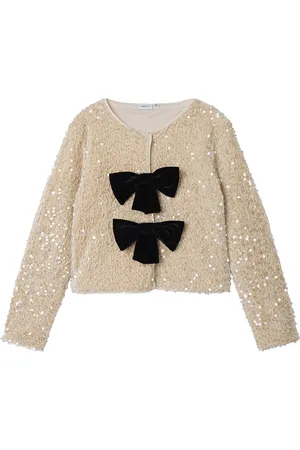 NAME IT Nkfrusitta Ls Card Tops Knitwear Cardigans Cream