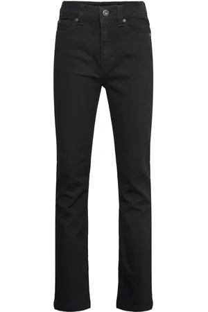 Lyle & Scott 5 Pocket Jean Bottoms Jeans Regular Jeans Black