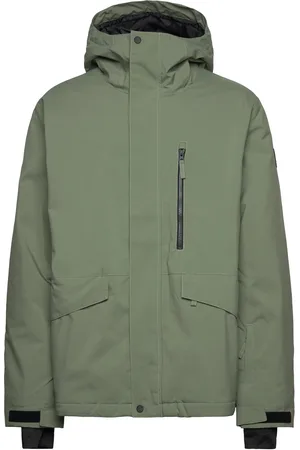 Quiksilver Mission Solid Jk Sport Jackets Quilted Jackets Khaki Green