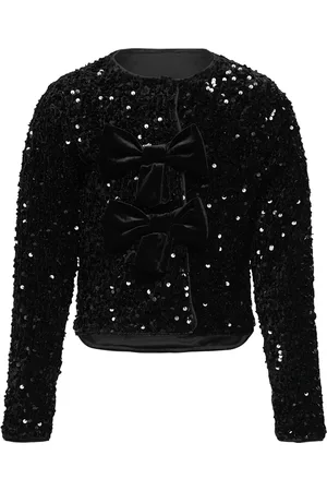 NAME IT Nkfrusitta Ls Card Tops Knitwear Cardigans Black