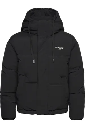 Sixth June O/S Big Rope Detail Downjacket Foret Jakke Black