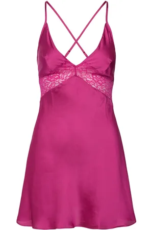 Hunkemöller Sd Satin Nina Nattøj Pink