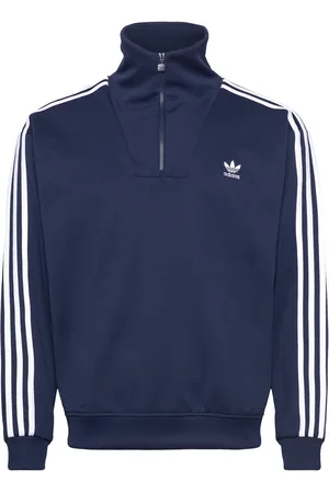 adidas Adidas Adicolor Funnelneck Tt Sport Sport Clothing Sport Sweatshirts & Hoodies Sport Sweatshirts Navy