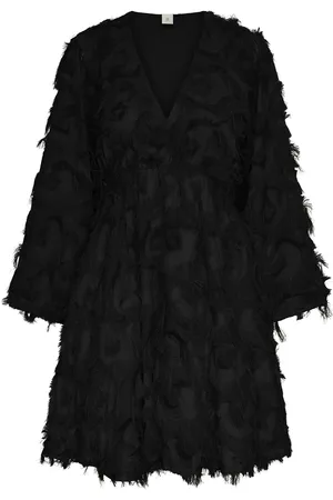 Y.A.S Pazylla 7/8 Dress - D2D Kort Kjole Black