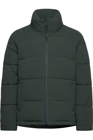 Revolution Raglan Puffer Foret Jakke Green