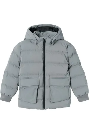 NAME IT Nkmmuscle Puffer Jacket Foret Jakke Blue