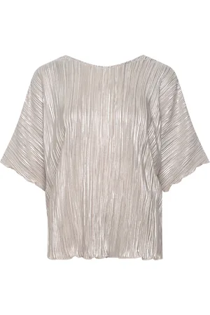 Soft Rebels Srnevaeh Blouse Tops Blouses Short-sleeved Silver