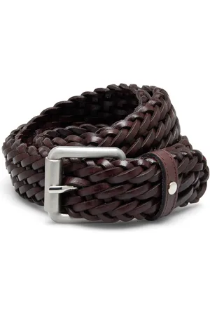 Saddler Grahn Accessories Belts Braided Belt Brown