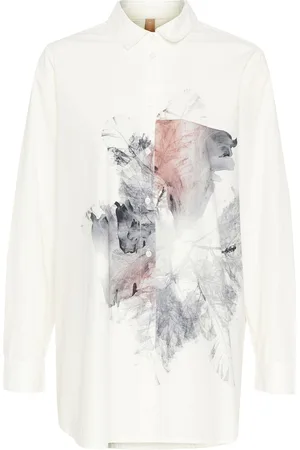 Culture Cuvaldo Olena Shirt Tops Shirts Long-sleeved Cream
