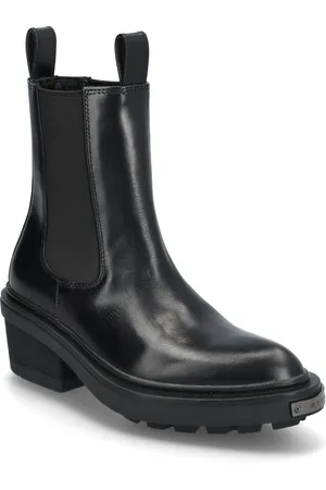 Eytys Nikita Ii Leather Black Shoes Chelsea Boots Black